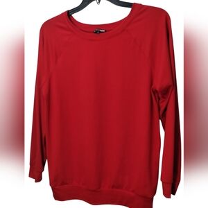 Fashion Nova Red Crewneck Sweatshirt